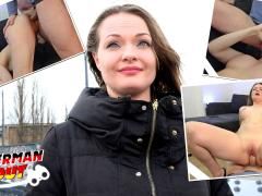 Blowjob und Rodeo mit braunhaariger deutscher Victoria Wet beim Casting