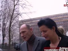 Deutsche Mutti von Fremden mitgenommen und gefickt